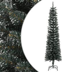 vidaXL Brad de Craciun artificial slim cu suport, verde, 210 cm, PVC GartenMobel Dekor (345186)