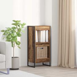 vidaXL Dulap pentru carti Lemn Vechi 80 x 30 x 155 cm Lemn compozit GartenMobel Dekor (886364) Biblioteca
