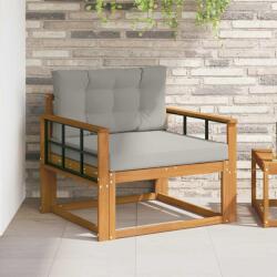 vidaXL Canapea Medie pentru Exterior Lemn Solid de Acacia natural GartenMobel Dekor (3436278) Canapea