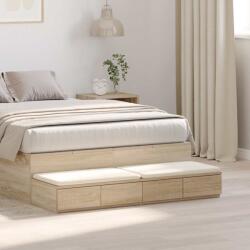vidaXL Sertare pentru pat cu sertar Stejar Sonoma 120 x 36, 5 x 16, 5 cm GartenMobel Dekor (866941)