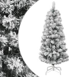vidaXL Brad de Craciun artificial cu balamale si zapada, 120 cm GartenMobel Dekor (358379)