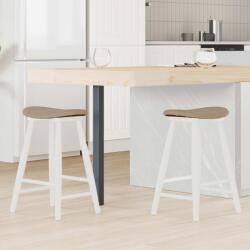 vidaXL Scaune de dining 2 pcs Alb 46 x 37 x 63 cm GartenMobel Dekor (42020463)