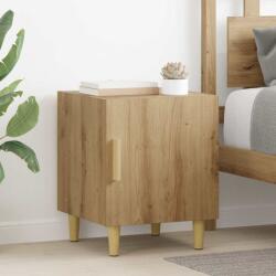 vidaXL Noptiera dormitor stejar artizanal 40 x 40 x 50 cm, lemn compozit (880603)