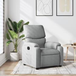 vidaXL Fotoliu rabatabil gri deschis, material textil GartenMobel Dekor (3205680)