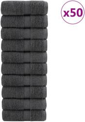 vidaXL Prosoape de baie premium SOLUND, 50 buc. , antracit, 30x30 cm, 600 g/m2 GartenMobel Dekor (137151) Prosop