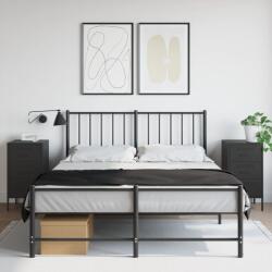 vidaXL Noptiere, 2 buc. , negru, 36x39x68 cm, otel laminat la rece GartenMobel Dekor (843079)