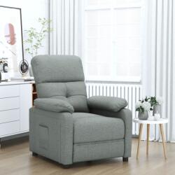 vidaXL Fotoliu rabatabil, gri închis, material textil GartenMobel Dekor (348276)