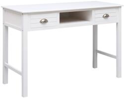 vidaXL Birou de scris, alb, 110 x 45 x 76 cm, lemn GartenMobel Dekor (284155)