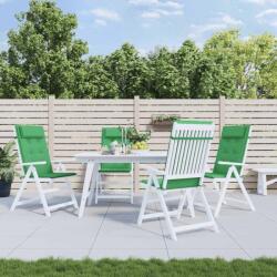 vidaXL Perne scaun cu spatar înalt, 4 buc, verde, tesatura Oxford GartenMobel Dekor (361890)