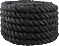 vidaXL Franghie din Jute 40 Negru 100% jute Tossa GartenMobel Dekor (42011639)
