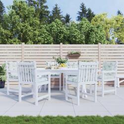 vidaXL Perna pentru scaun Lowback 6 pcs Alb 100 x 50 x 7 cm oxford GartenMobel Dekor (377727)