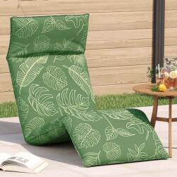 vidaXL Sezlong pliabil cu model de frunze 175x54x8, 5cm tesatura Oxford GartenMobel Dekor (4019765)