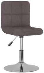 vidaXL Scaun de sufragerie pivotant, gri taupe, material textil GartenMobel Dekor (3087477)