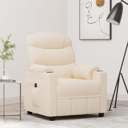 vidaXL Fotoliu rabatabil electric, crem, material textil GartenMobel Dekor (3143500)