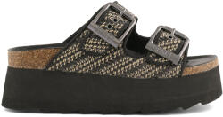 Colors Of California Sandale Platform Metal Raffia COC. HC. BES600 bla (COC.HC.BES600 bla)