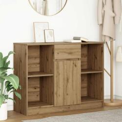 vidaXL Bufeta cu sertar Artisan Stejar 101x35x76 cm Lemn prelucrat GartenMobel Dekor (861570) Comoda