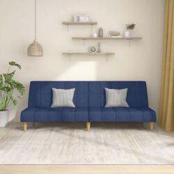 vidaXL Canapea extensibila cu 2 locuri, albastru, material textil GartenMobel Dekor (375830) Canapea