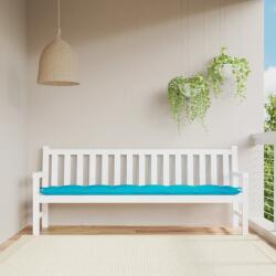 vidaXL Perna pentru banca de gradina, turcoaz, 200x50x7 cm, textil GartenMobel Dekor (361658)