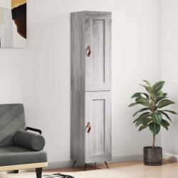 vidaXL Dulap înalt, gri sonoma, 34, 5x34x180 cm, lemn prelucrat GartenMobel Dekor (3200431) Comoda