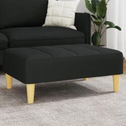 vidaXL Taburet, negru, 77x55x31 cm, material textil GartenMobel Dekor (4007364)