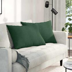 vidaXL Perne pentru canapea 2 pcs Verde închis 70 x 50 cm GartenMobel Dekor (42013779)