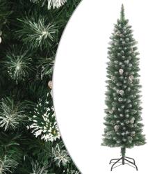 vidaXL Brad de Craciun artificial slim cu suport, 240 cm, PVC GartenMobel Dekor (345168)