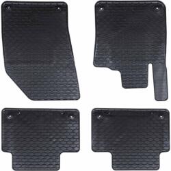 vidaXL Covor pentru masina 4 pcs Negru Cauciuc GartenMobel Dekor (42029159)