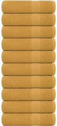 vidaXL Prosoape de baie 10 buc Aur 100x150 cm 360 g/m2 100% bumbac GartenMobel Dekor (136814) Prosop