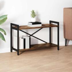 vidaXL Biblioteca Stejar afumat 80 x 30 x 48.5 cm Lemn compozit GartenMobel Dekor (868433) Biblioteca