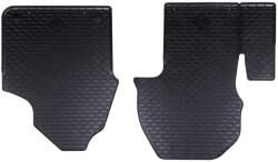 vidaXL Covor pentru masina 2 pcs Negru Cauciuc GartenMobel Dekor (42029089)