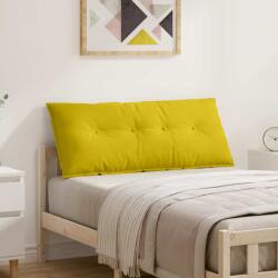 vidaXL Perna pentru spate Galben 120 x 50 cm Tesatura din corduroy GartenMobel Dekor (42014811)