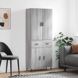 vidaXL Dulap înalt, gri sonoma, 69, 5x34x180 cm, lemn compozit GartenMobel Dekor (3198167) Comoda