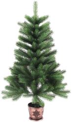 vidaXL Brad de Craciun artificial, ace cu aspect natural, 90 cm, verde GartenMobel Dekor (284327)