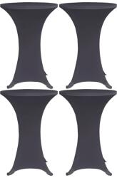 vidaXL Husa de masa elastica, 4 buc. , antracit, 70 cm GartenMobel Dekor (279085)