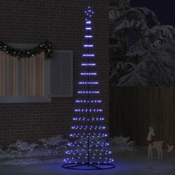 vidaXL Brad de Craciun LED cu 355 LED albastru 302, 5 cm Metal GartenMobel Dekor (42018789)
