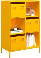 vidaXL Dulap înalt, galben mustar, 68x39x103, 5 cm, otel GartenMobel Dekor (851409) Comoda