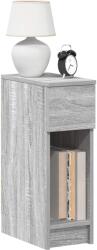 vidaXL Noptiera cu sertar Gri Sonoma 20x36x60 cm GartenMobel Dekor (858705)