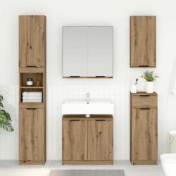 vidaXL Dulap de Baie cu usa Stejar Artizanal 64, 5 x 33, 5 x 59 cm GartenMobel Dekor (880744)
