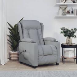 vidaXL Fotoliu rabatabil electric, gri deschis, textil GartenMobel Dekor (3098777)