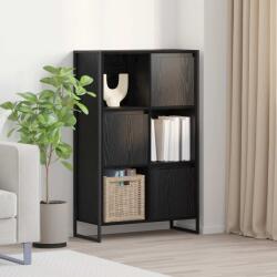vidaXL Dulap pentru carti Stejar Negru 68 x 30 x 108.5 cm GartenMobel Dekor (886540) Biblioteca