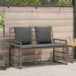 vidaXL Banca de exterior Simplu Gri si gri închis 116 x 55 x 82 cm GartenMobel Dekor (42025144)