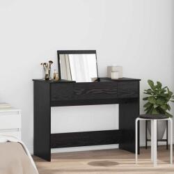 vidaXL Masa de Machiaj Stejar negru 100 x 45 x 76 cm Lemn compozit GartenMobel Dekor (871671)