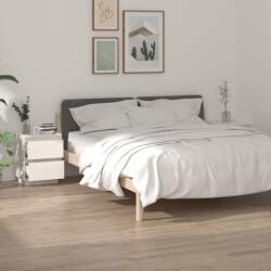 vidaXL Noptiere, 2 buc. , alb, 40x35x50 cm, lemn masiv de pin GartenMobel Dekor (813318)