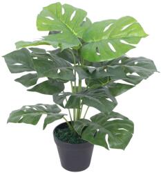 vidaXL Planta artificiala Monstera cu ghiveci, 45 cm, verde GartenMobel Dekor (244434)