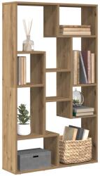 vidaXL Biblioteca, stejar artizanal, 72x20x120 cm, lemn prelucrat GartenMobel Dekor (858164) Biblioteca