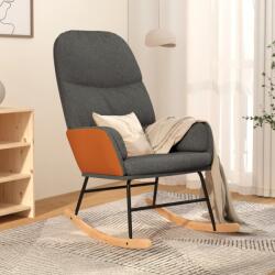 vidaXL Scaun balansoar, gri închis, material textil GartenMobel Dekor (341043) Balansoar