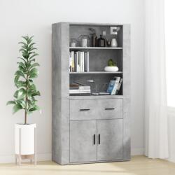 vidaXL Dulap înalt, gri beton, lemn prelucrat GartenMobel Dekor (3185379) Comoda