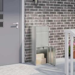 vidaXL Cutie pentru colet Negru 41 x 38 x 103 cm Otel Galvanizat GartenMobel Dekor (874938)