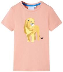 vidaXL Tricou pentru copii, portocaliu deschis, 116 GartenMobel Dekor (11996)