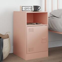 vidaXL Noptiera, roz, 34, 5x39x62 cm, otel GartenMobel Dekor (841765)